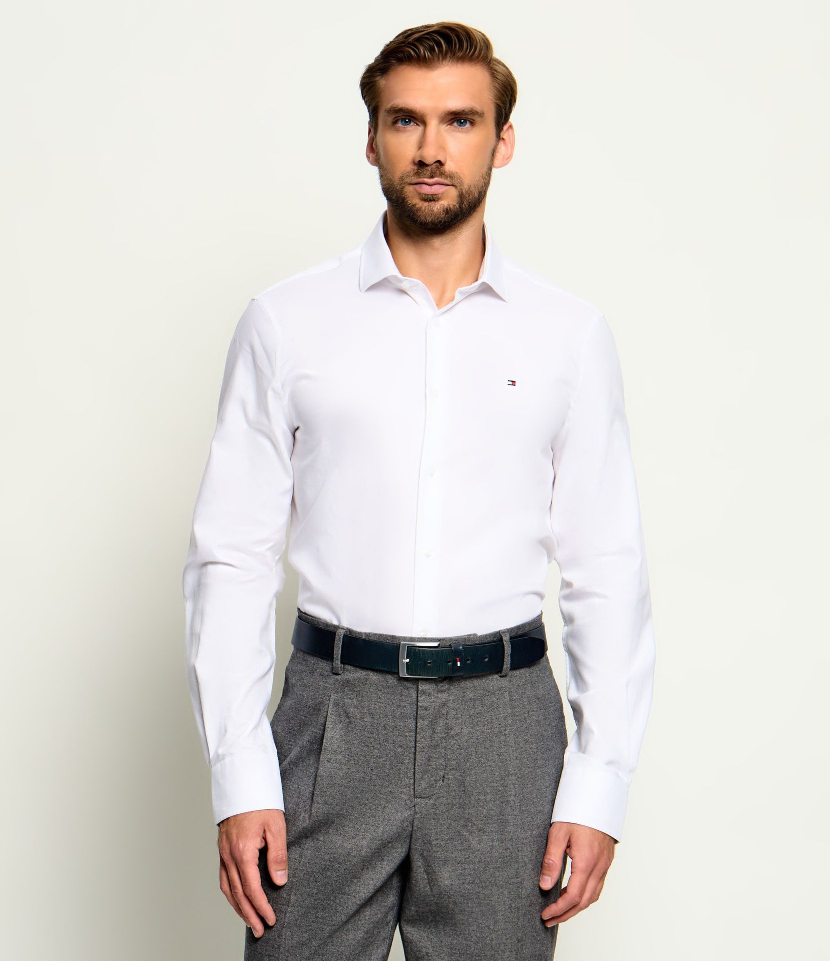 Tommy Hilfiger Koszula Dobby Tailored slim