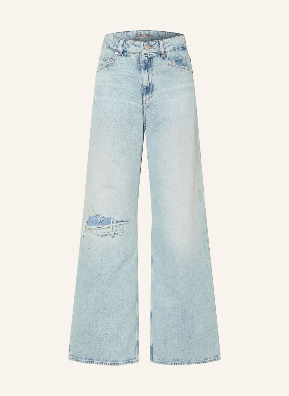 Boss Jeansy Wide Leg Emma blau