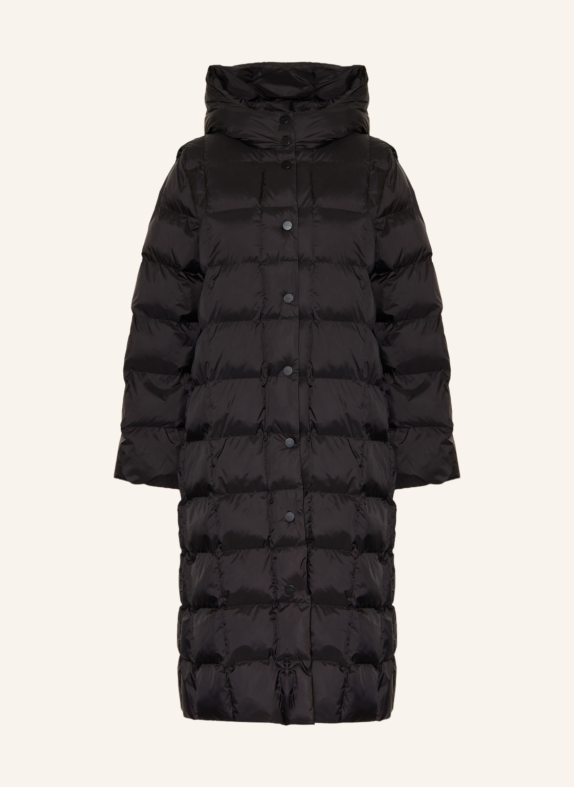 Mm By Max Mara Pikowany Płaszcz Gennaio schwarz
