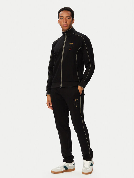 Aeronautica Militare Dres 262TF0125UF00691 Czarny Regular Fit