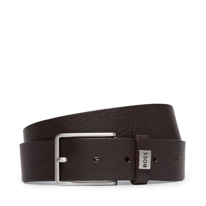 Pasek BOSS Elio 50529898 Brązowy ciemny