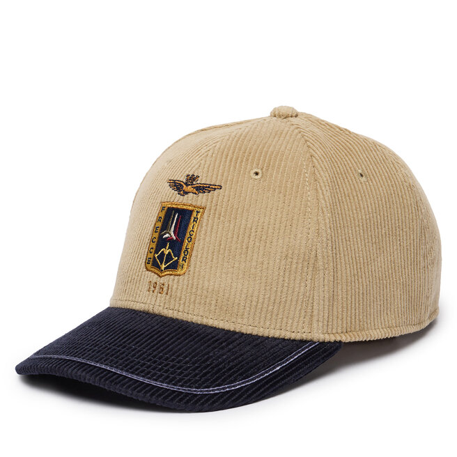 Czapka z daszkiem Aeronautica Militare 262HA1261UCT04388 Beżowy