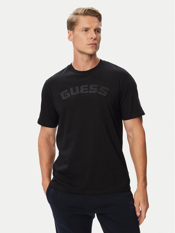 Guess T-Shirt Z6BI04 K6534 Czarny Regular Fit