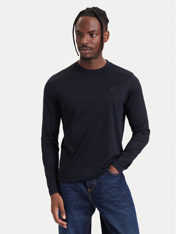KARL LAGERFELD Longsleeve 755002 564200 Granatowy Regular Fit