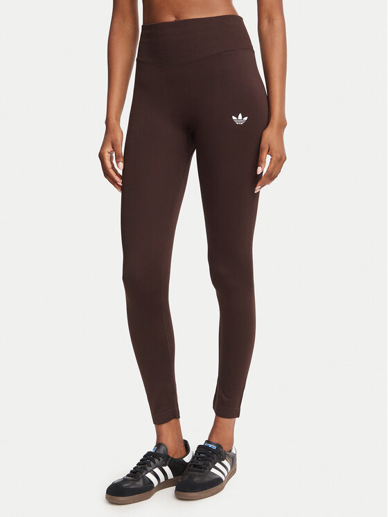 adidas Legginsy Essentials Seamless Leggings IA4522 Brązowy Slim Fit