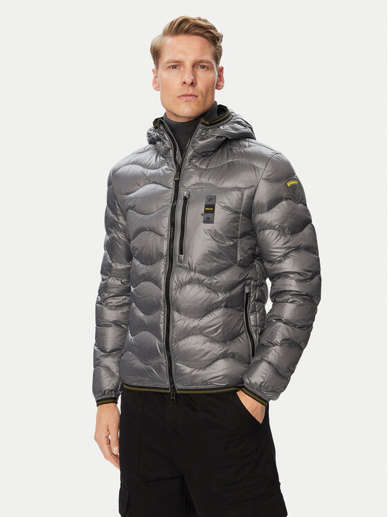 Blauer Kurtka puchowa Wave 26WBLUC03064 Szary Regular Fit