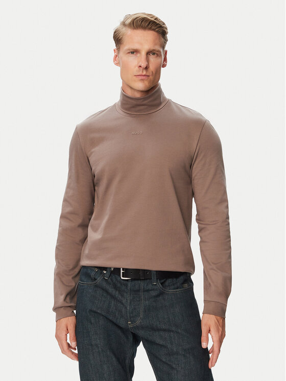 HUGO Golf Daporollo 50547372 Brązowy Regular Fit
