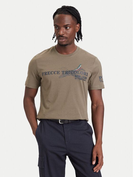 Aeronautica Militare T-Shirt 262TS2541UJ00750 Khaki Regular Fit