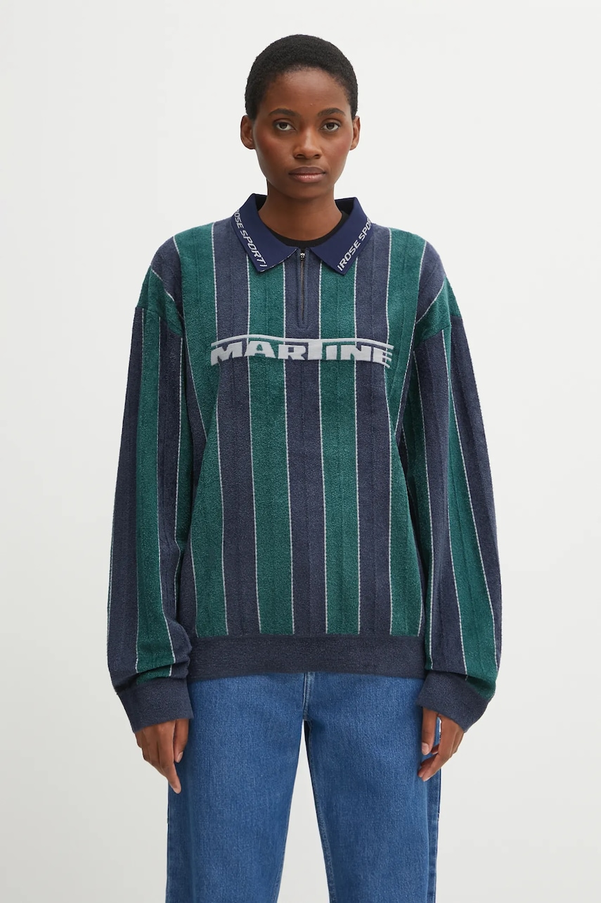 Martine Rose longsleeve Sporty Logo Polo