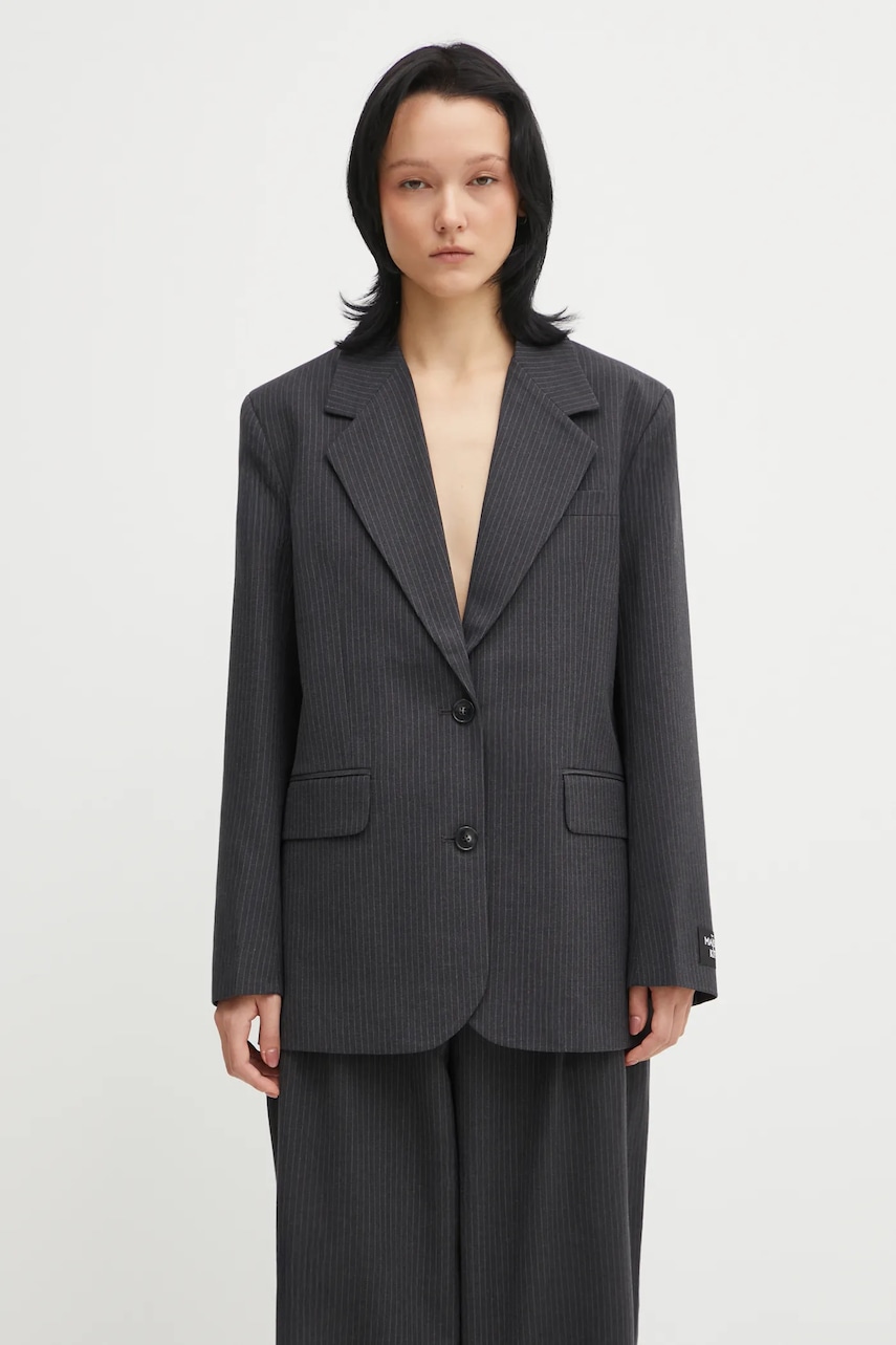 Maison Kitsuné marynarka z dodatkiem wełny Tailored