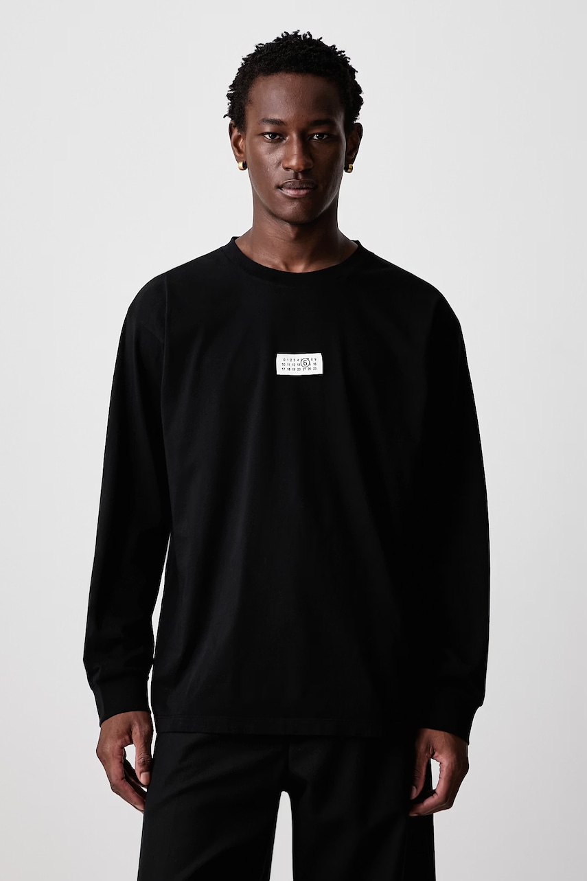 MM6 Maison Margiela longsleeve męski bawełniany