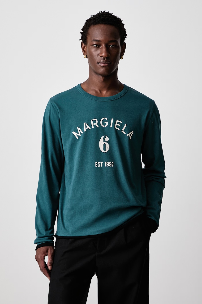 MM6 Maison Margiela longsleeve męski bawełniany