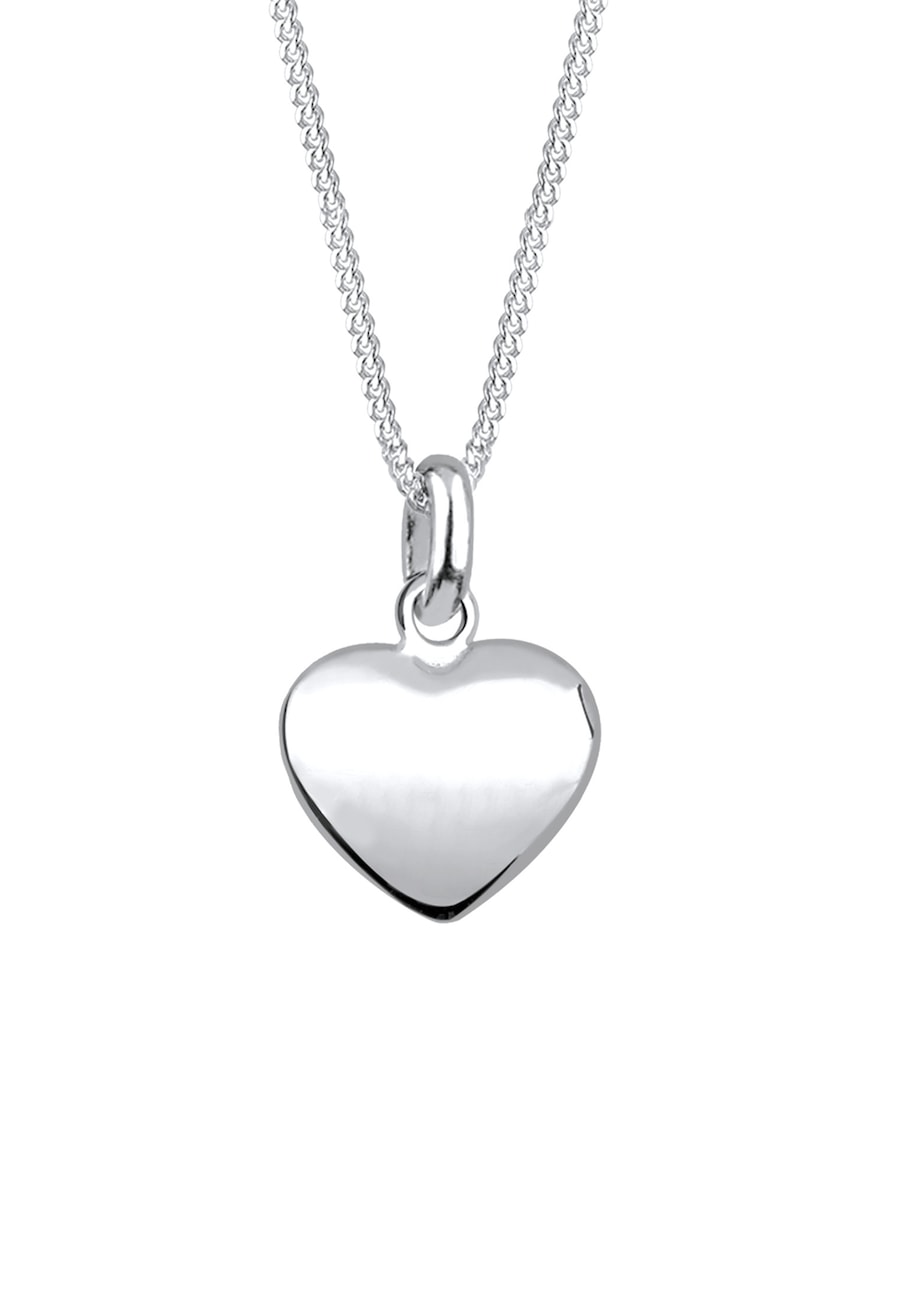 Elli Damski wisiorek serce filigranowy, srebro 925 Sterling Silver Naszyjniki 1 ct