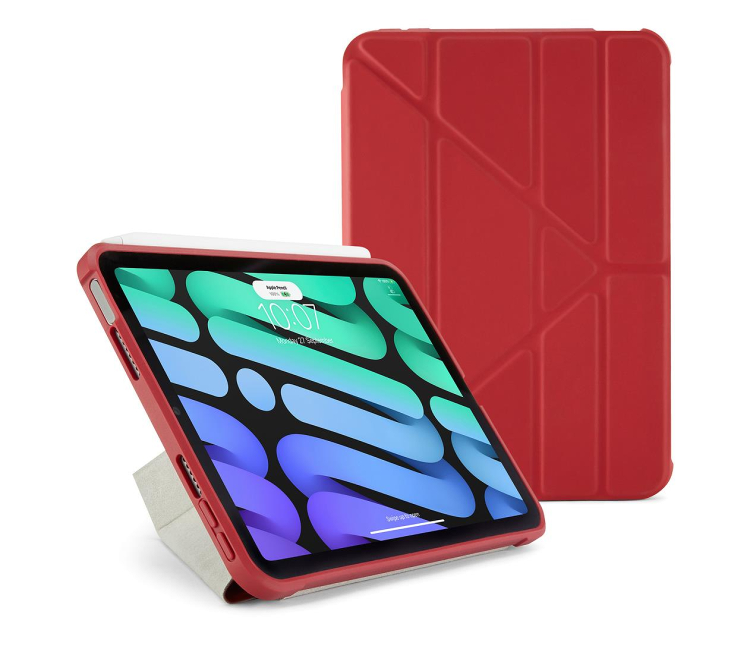 Pipetto Origami TPU do iPad mini 6 2021 dark red PIP055-116-S