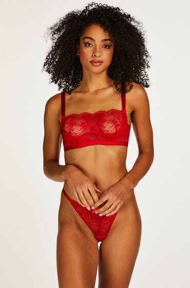 Hunkemöller Brazyliany Elissa Czerwony
