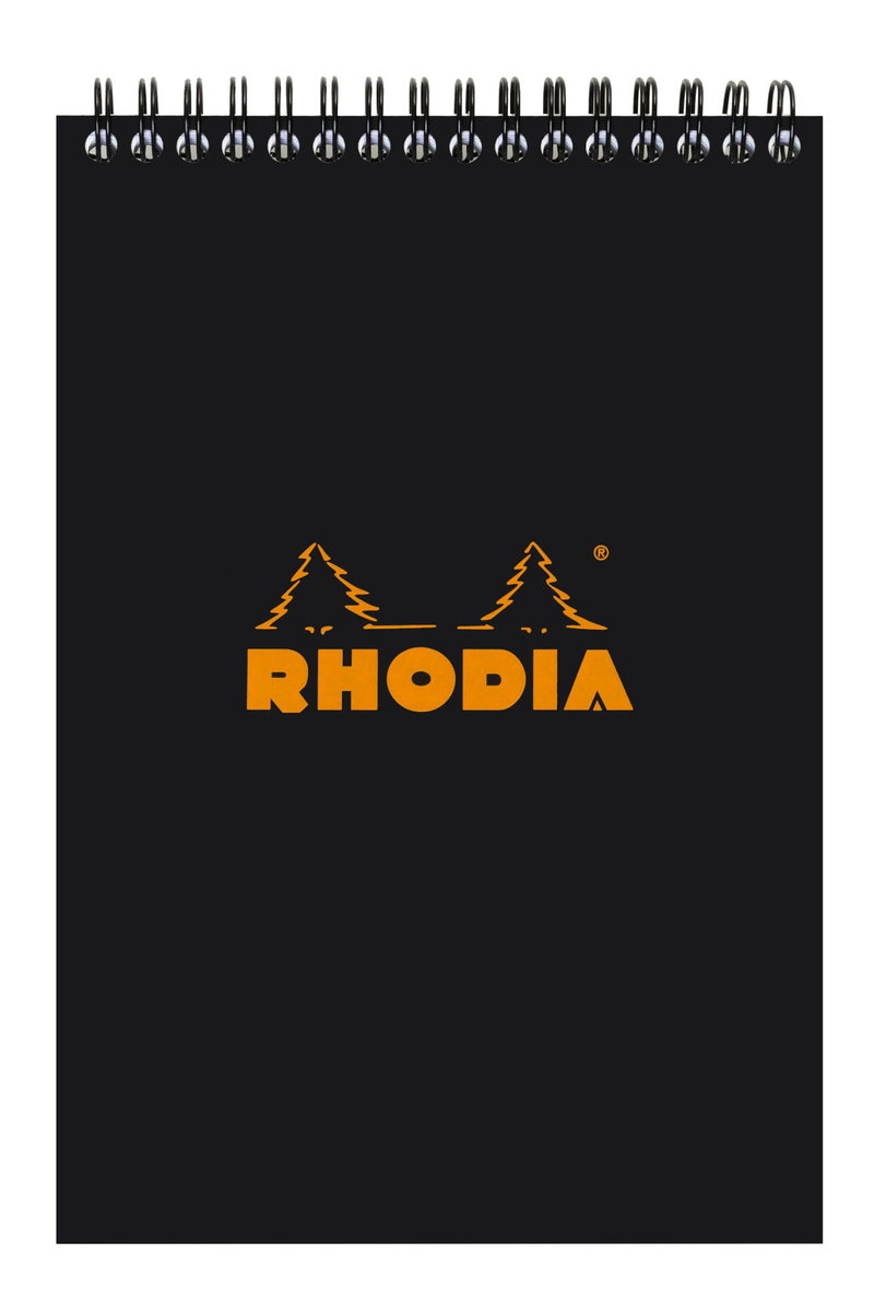 Notatnik Rhodia A5, linie, czarny