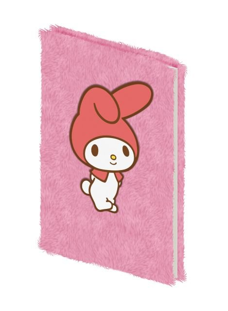 Notes A5 Pluszowy zeszyt My Melody Cherry Blossom Prezent dla Dziewczynki 80 kartek linie
