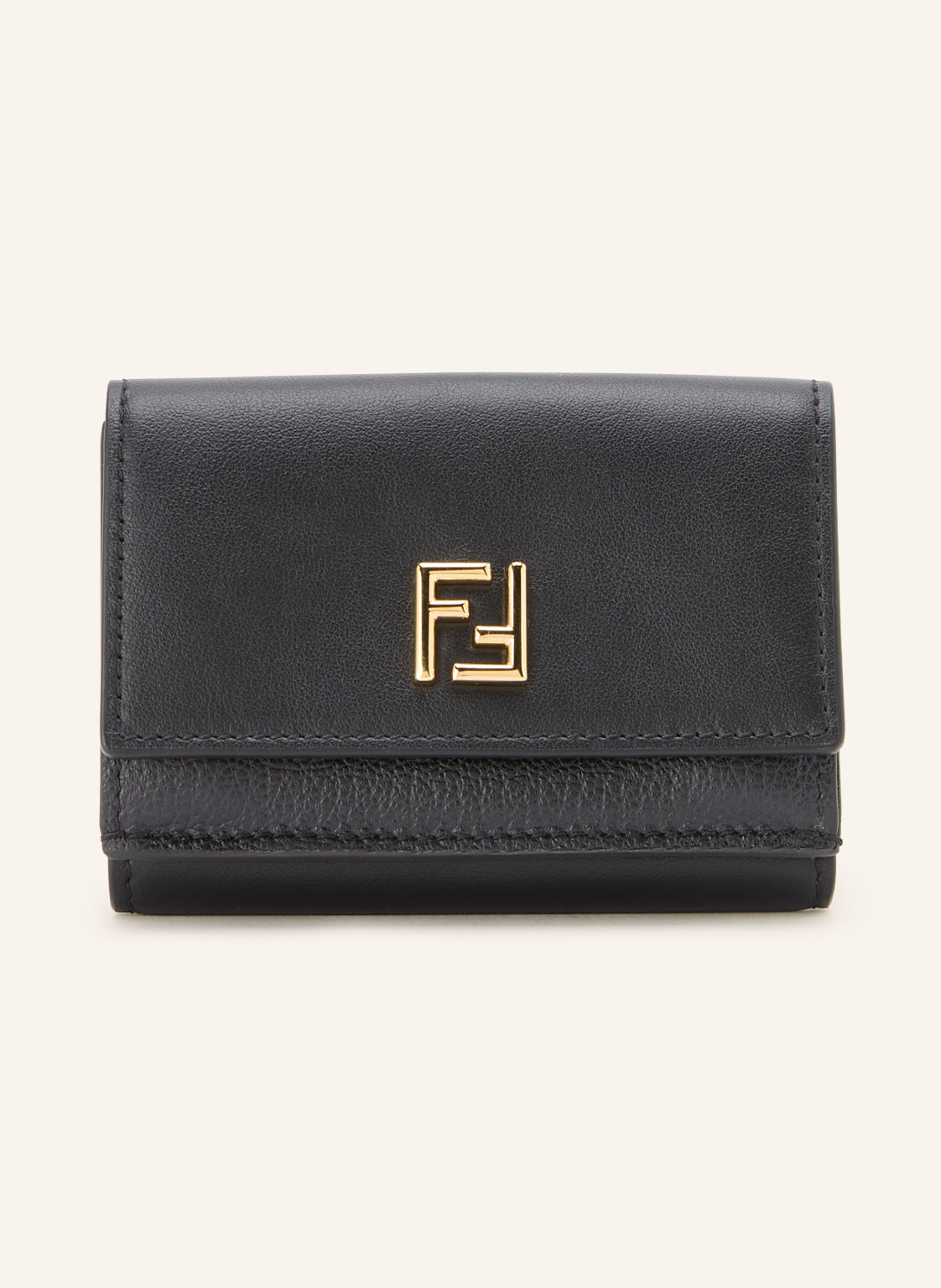 Fendi Portfel Mini Trifold Ff schwarz