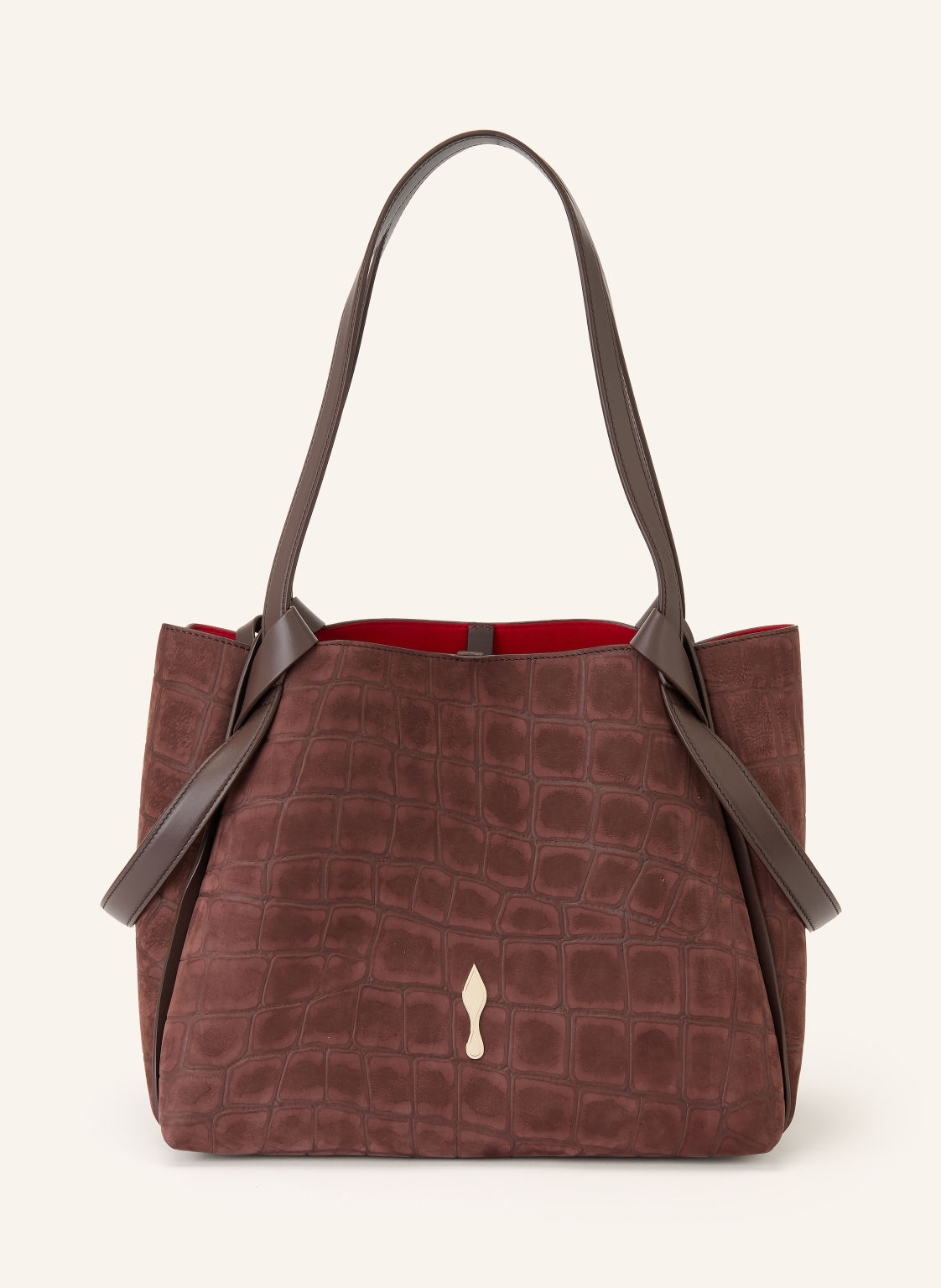 Christian Louboutin Shopperka Bettina Z Torebką Typu Pouch braun