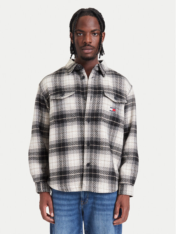 Tommy Jeans Kurtka przejściowa DM0DM23616 Czarny Regular Fit