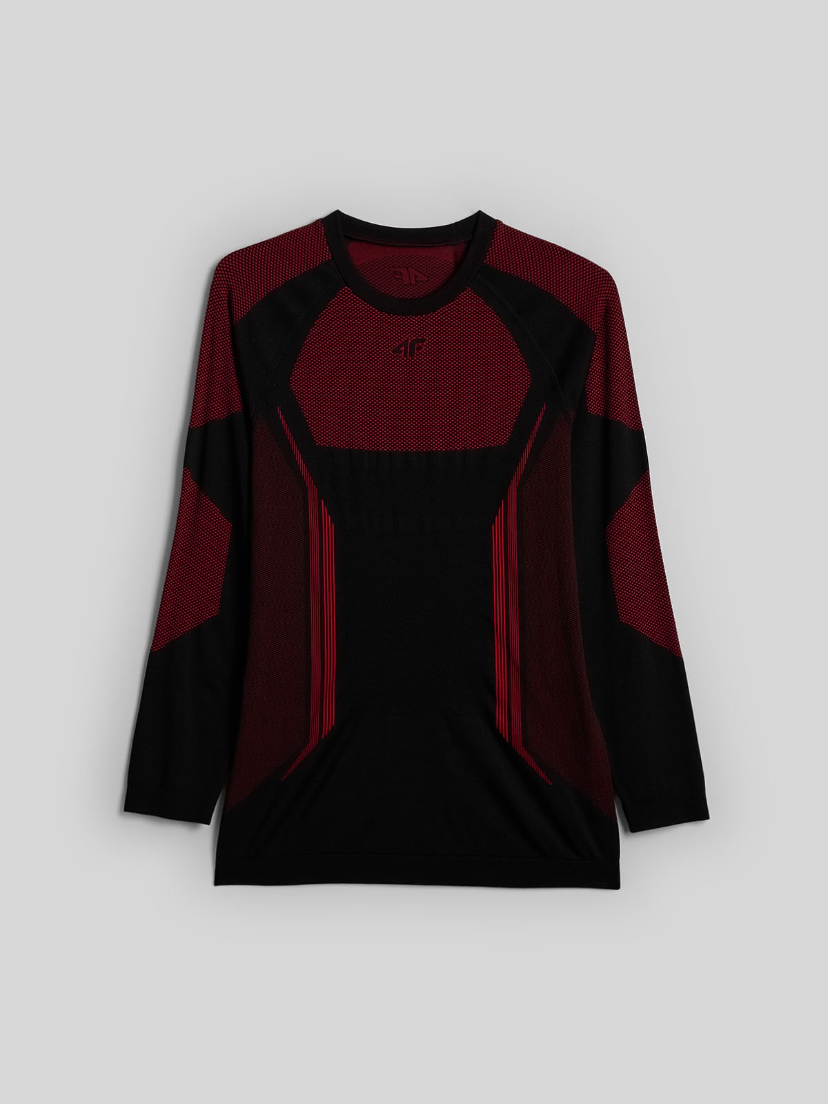 4F Bielizna termoaktywna bezszwowa (góra) męska - czerwona XXL/3XL