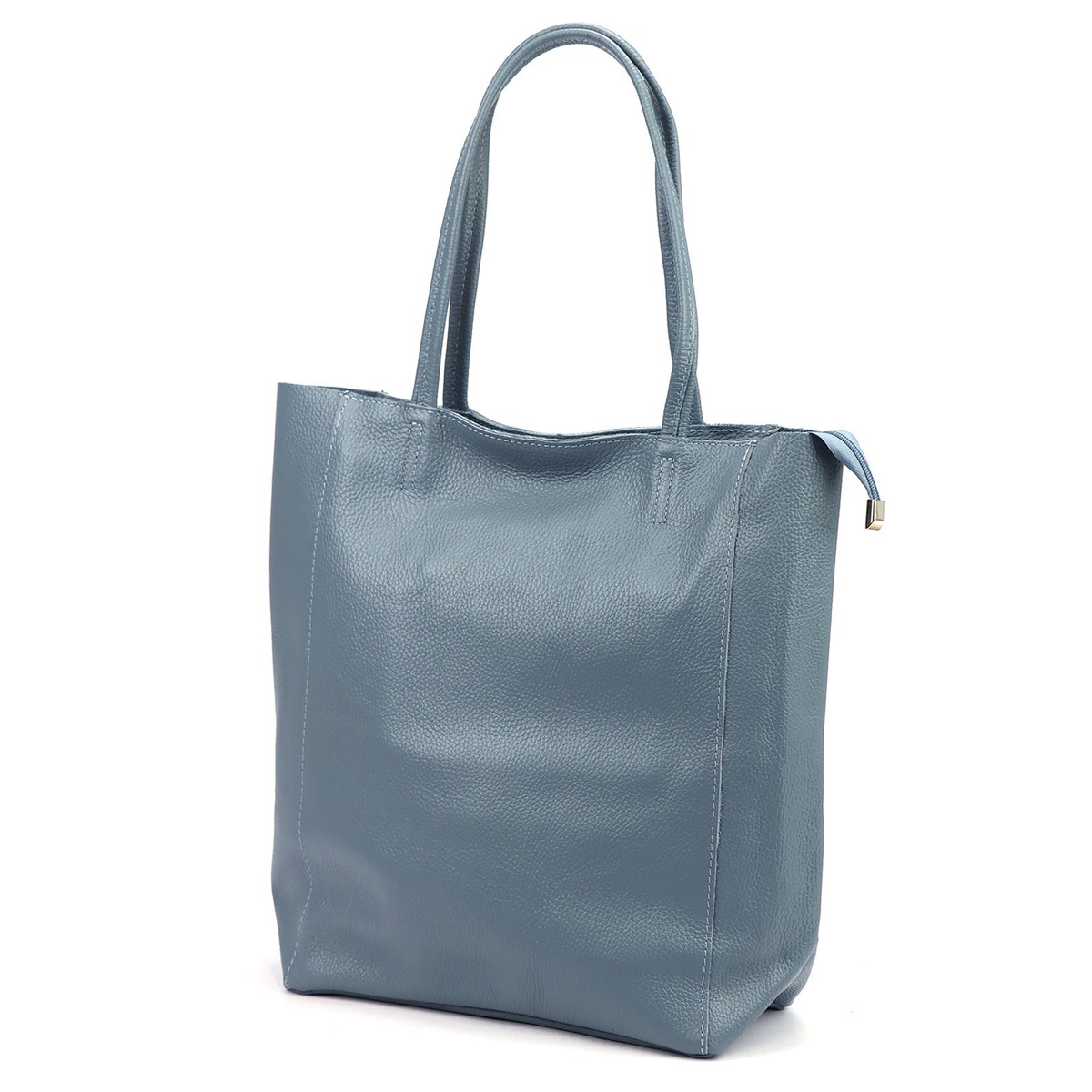 Duża skórzana torebka shopper Luka 26-084 Dollaro mieszcząca A4