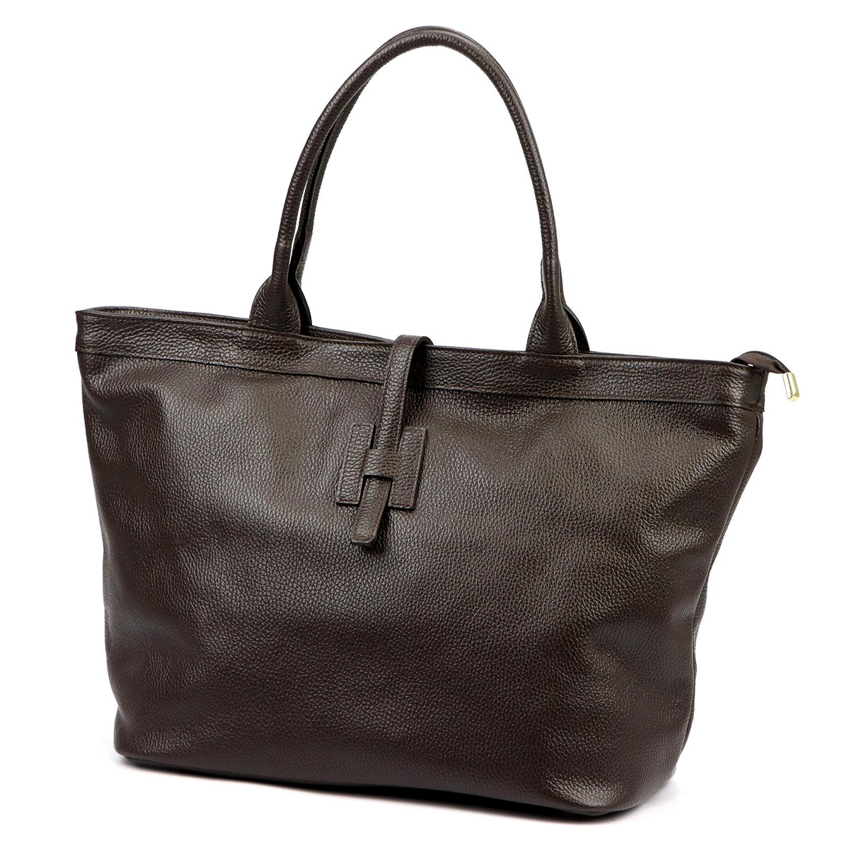 Duża skórzana torebka shopper Luka 25-007 D DOLLARO 2w1 z paskiem