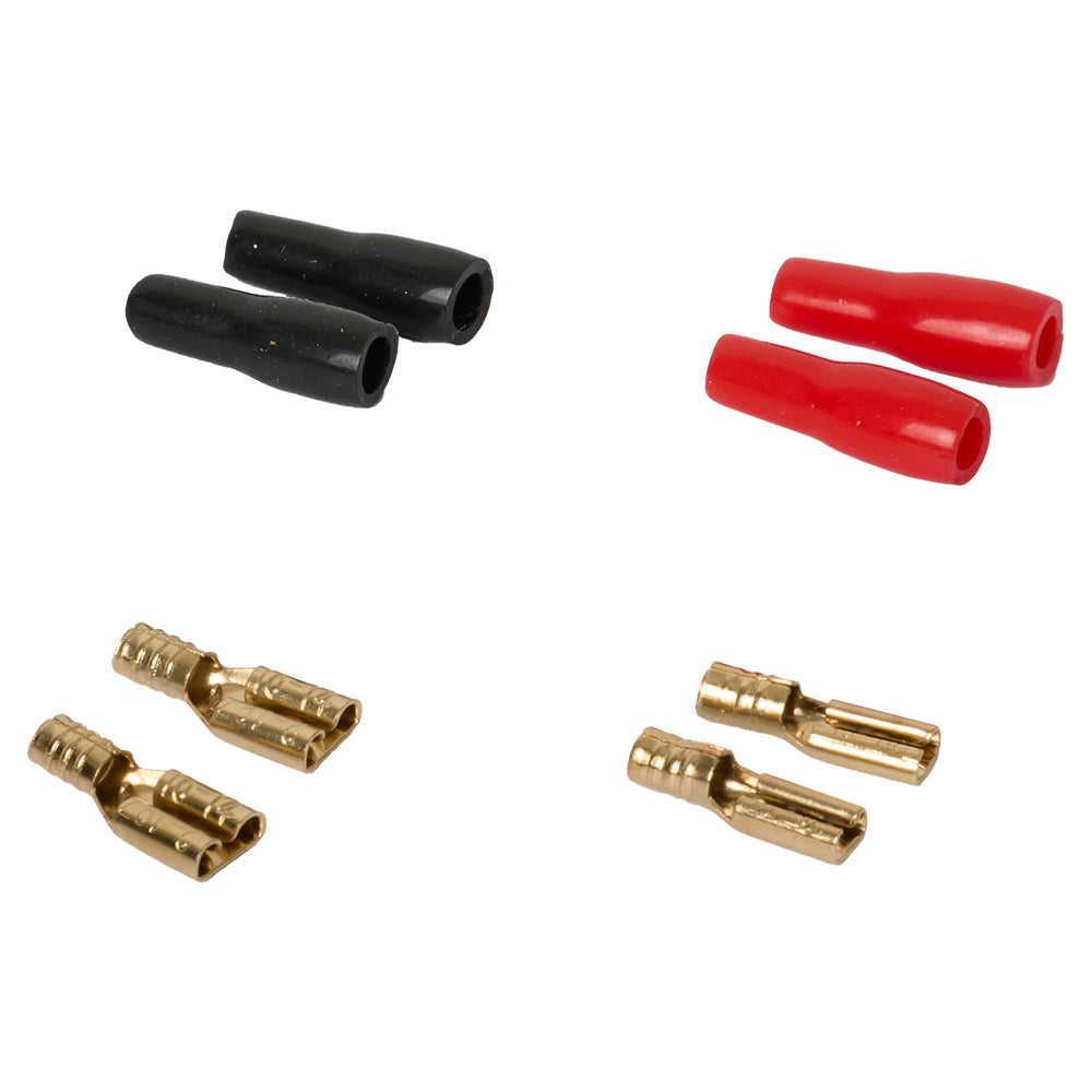 Auto-Connect Zestaw złączy płaskich żeńskich 2,5 mm², czerwony/czarny
