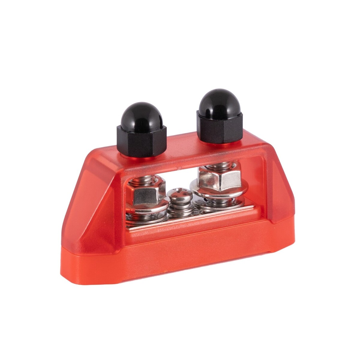 AutoConnect Blok dystrybucji zasilania 2x M8,BBP2, czerwony