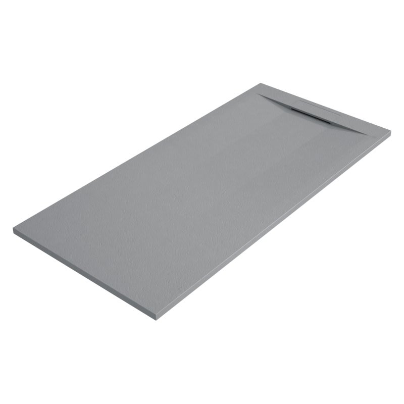 Brodzik OPALO 70x100 cm Cement kratka Cement