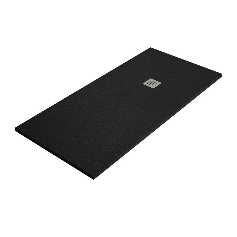 Brodzik ARDESIA 75x140 cm Czarny kratka ze stali