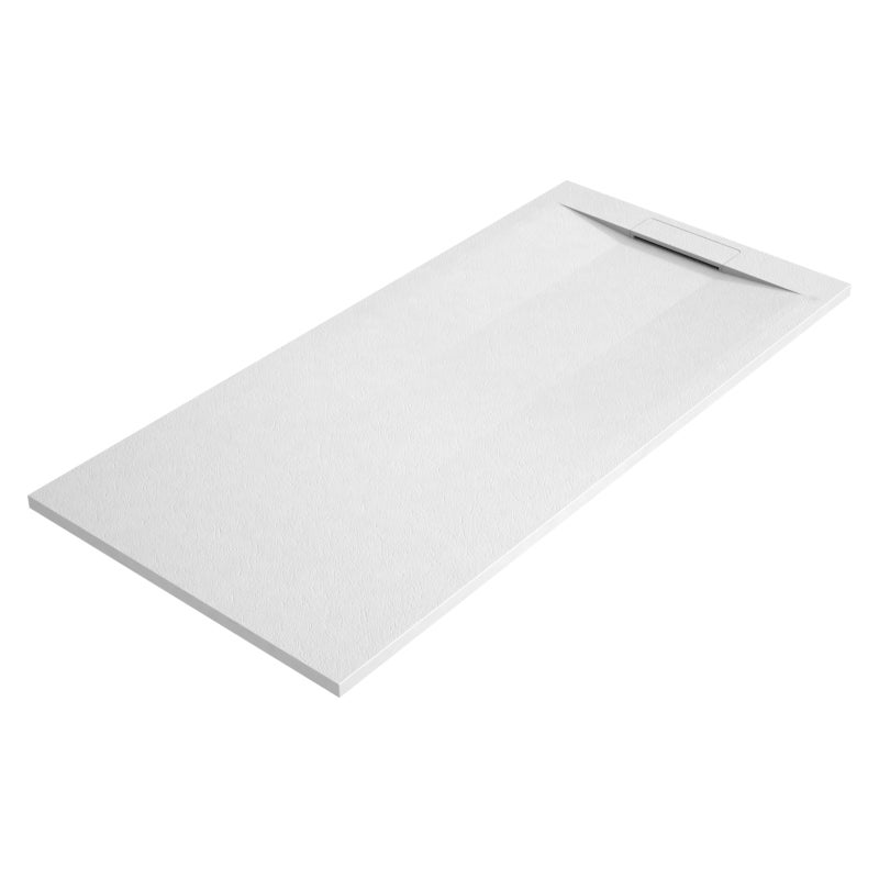Brodzik OPALO 90x150 cm Biały kratka Biały