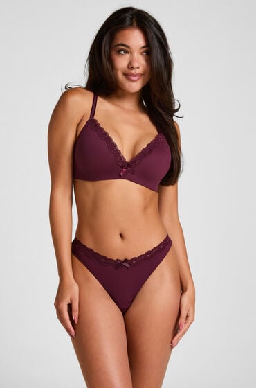 Hunkemöller Stringi Lola Fioletowy