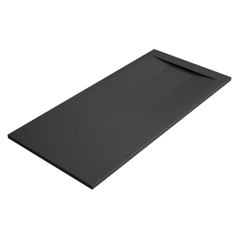 Brodzik OPALO 90x140 cm Grafit kratka Grafit