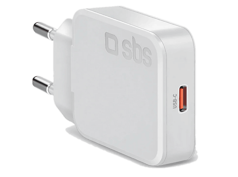 Ładowarka sieciowa SBS 30W GaN PD 3.0 USB-C Biały