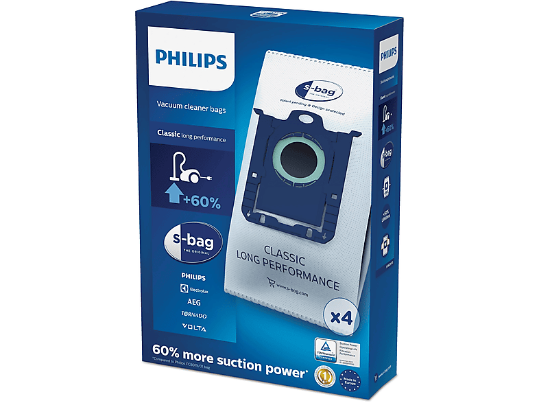 Worki do odkurzacza PHILIPS s-bag Classic Long Performance FC8021/03