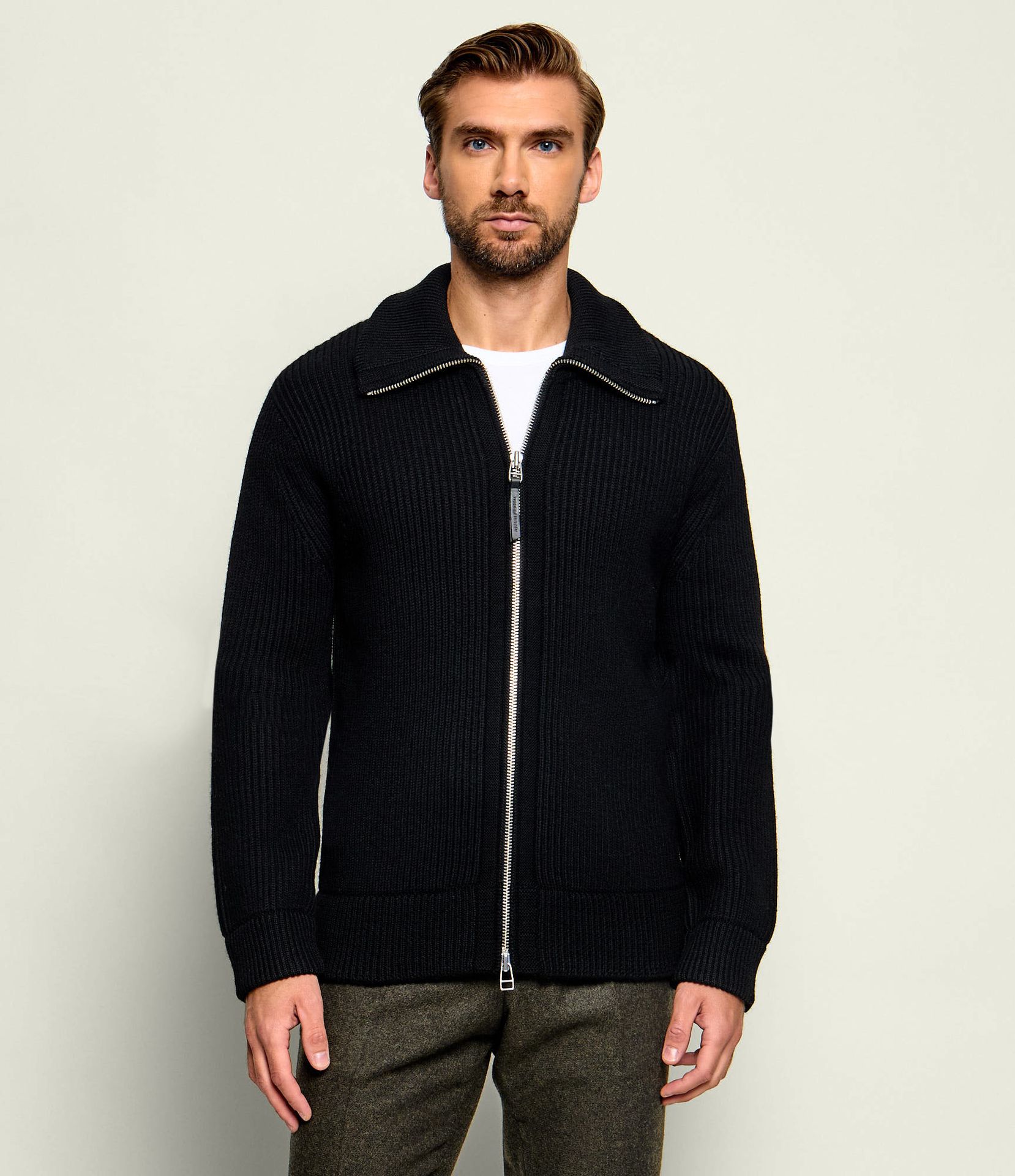 TIGER OF SWEDEN Wełniany sweter Niall Regular Fit