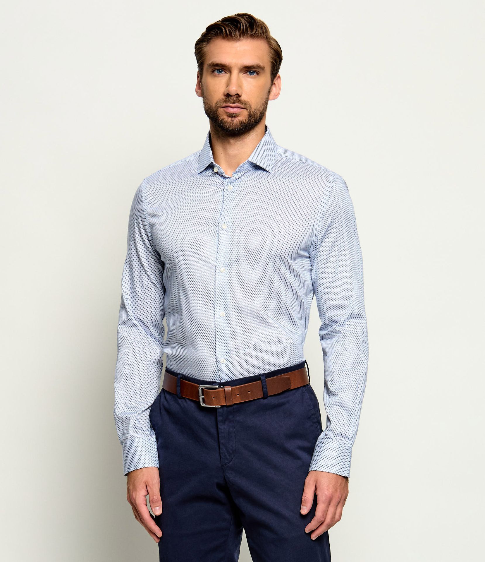 Tommy Hilfiger Koszula Flex Collar Slim Fit