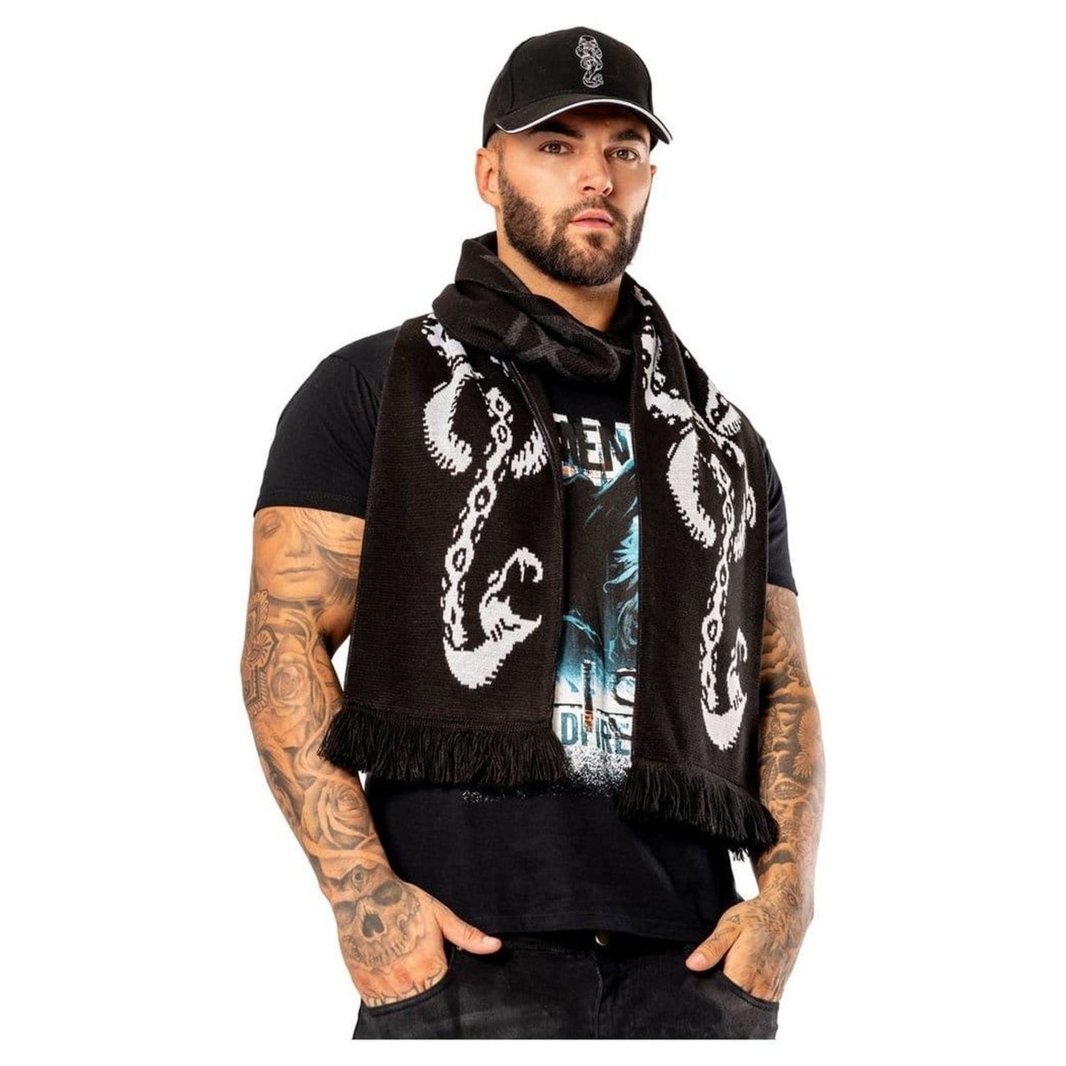 Szalik Harry Potter Scarf Dark Arts Spell Long Length Black