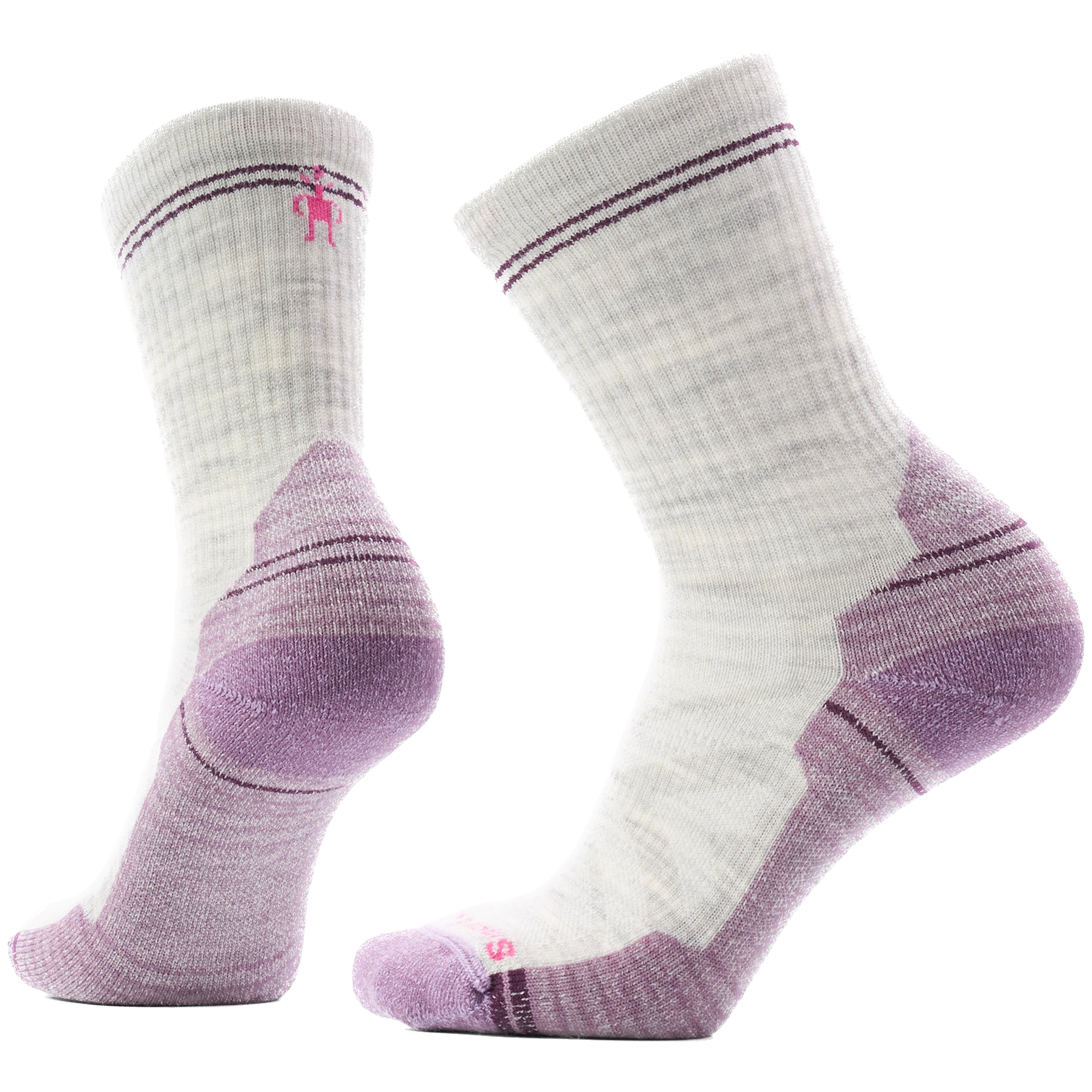 Skarpety Smartwool Women's Hike Light Cushion Crew Socks Rozmiar skarpet: 34-37 / Kolor: fioletowy
