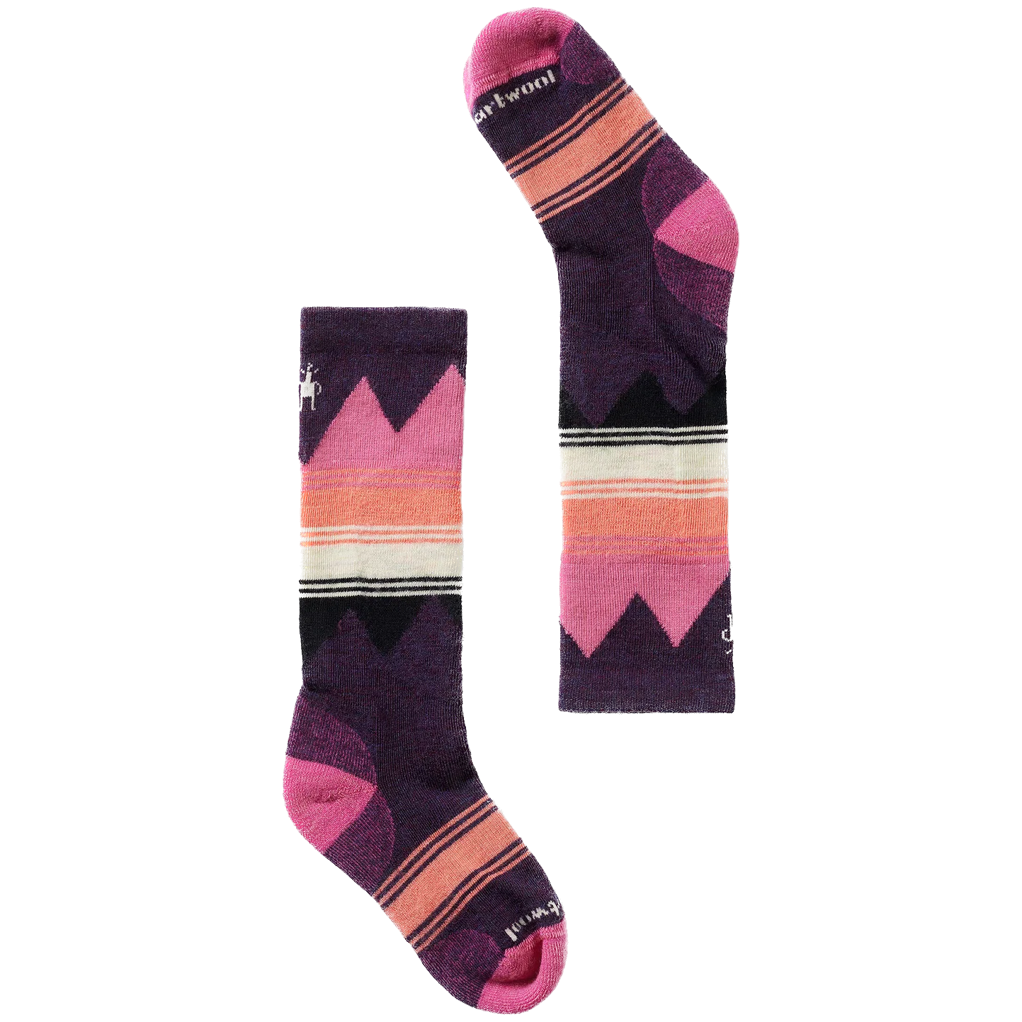 Skarpety dziecięce Smartwool Kids' Ski Light Cushion OTC Socks Rozmiar skarpet: 33-36 / Kolor: fioletowy