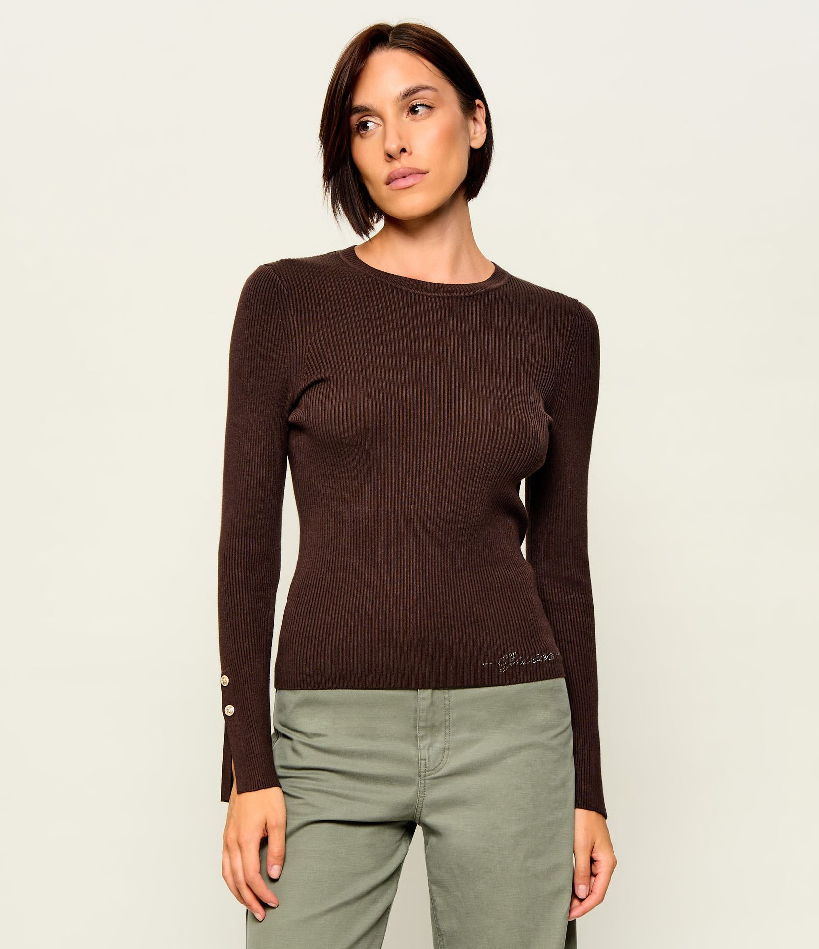 GUESS Sweter Ellie Slim Fit