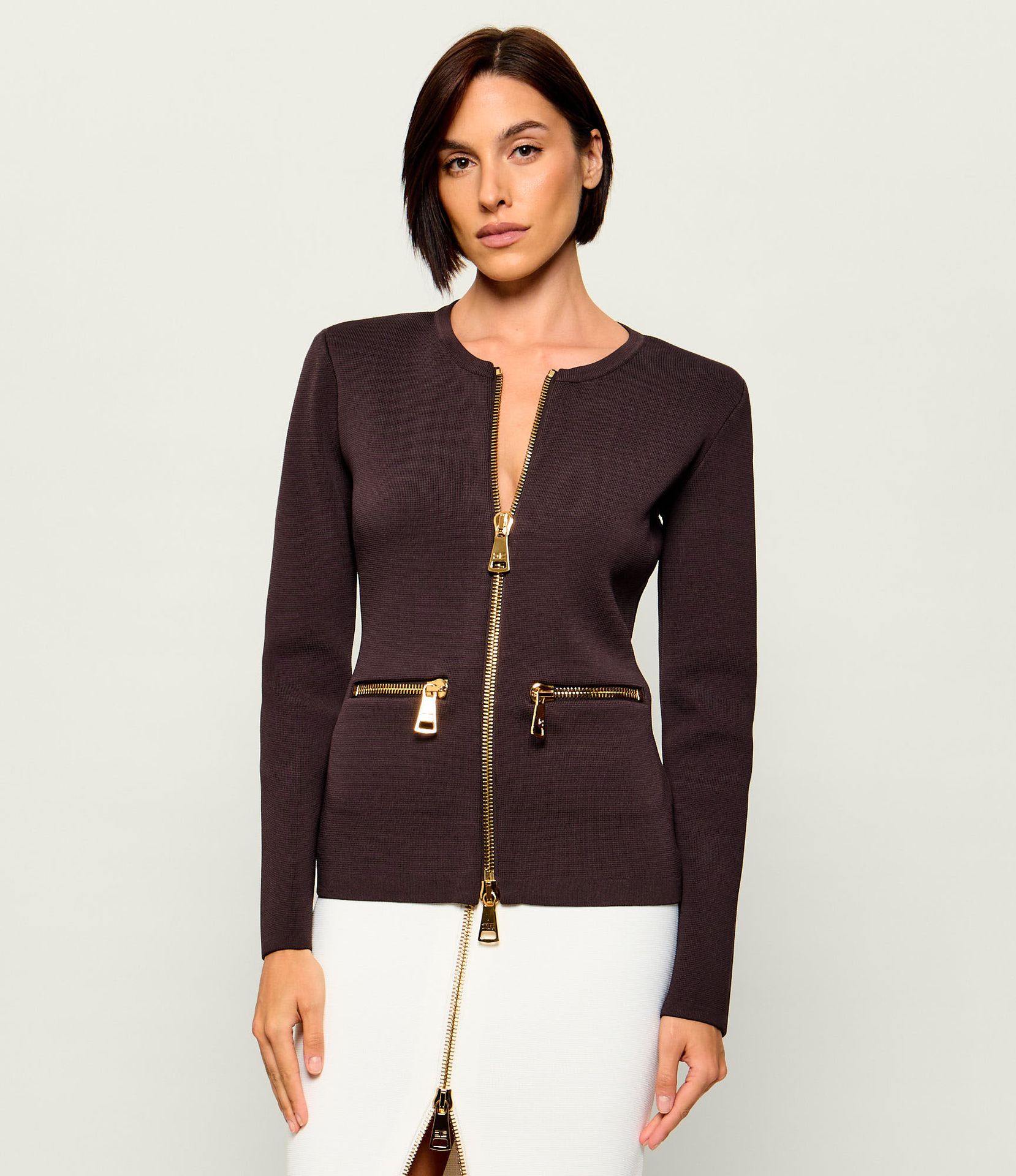 Elisabetta Franchi Żakiet Slim Fit