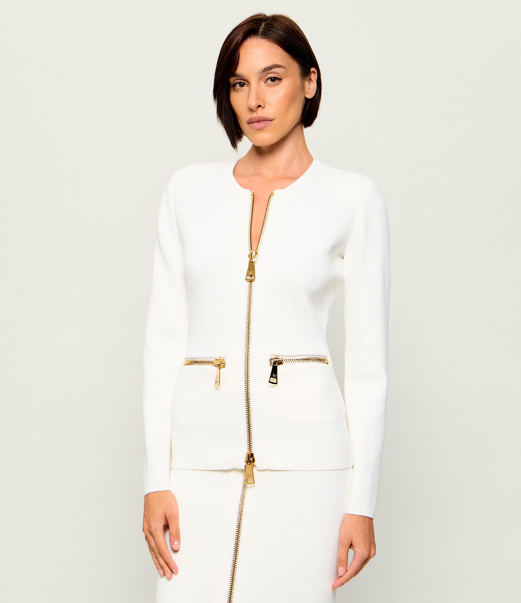 Elisabetta Franchi Żakiet Slim Fit