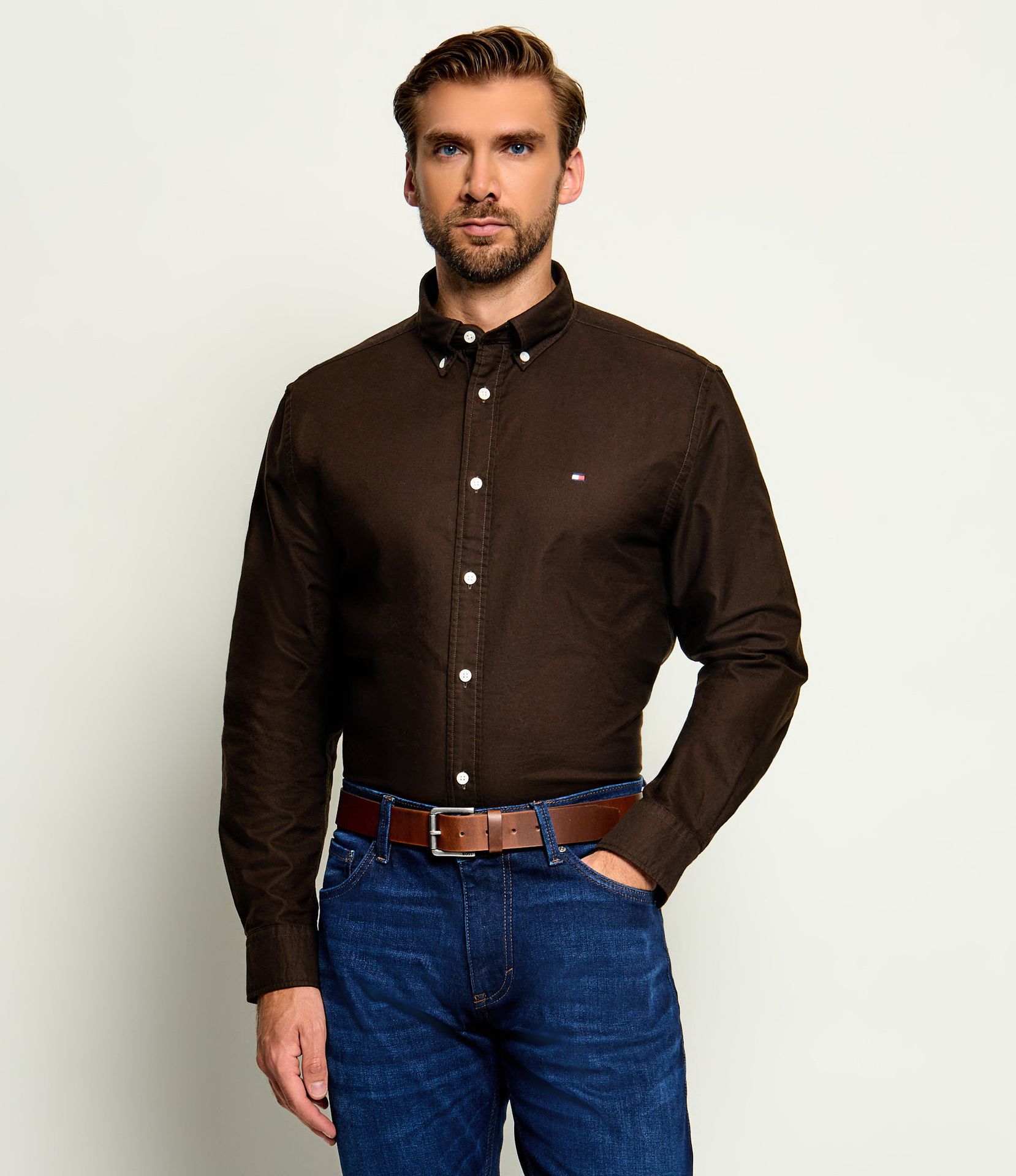 Tommy Hilfiger Koszula Oxford Regular Fit