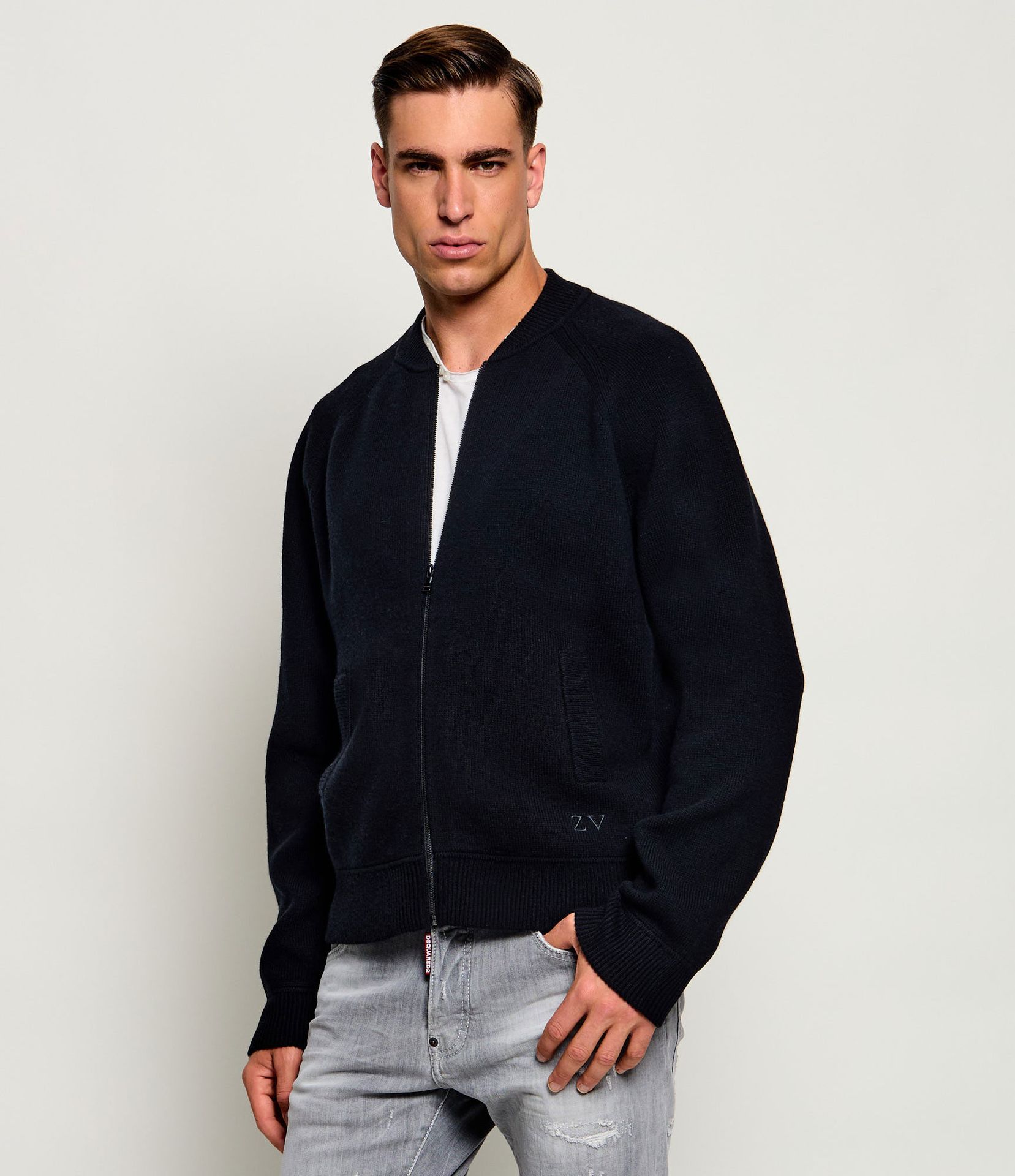 Zadig&Voltaire Wełniany sweter Gweno Relaxed fit z dodatkiem kaszmiru