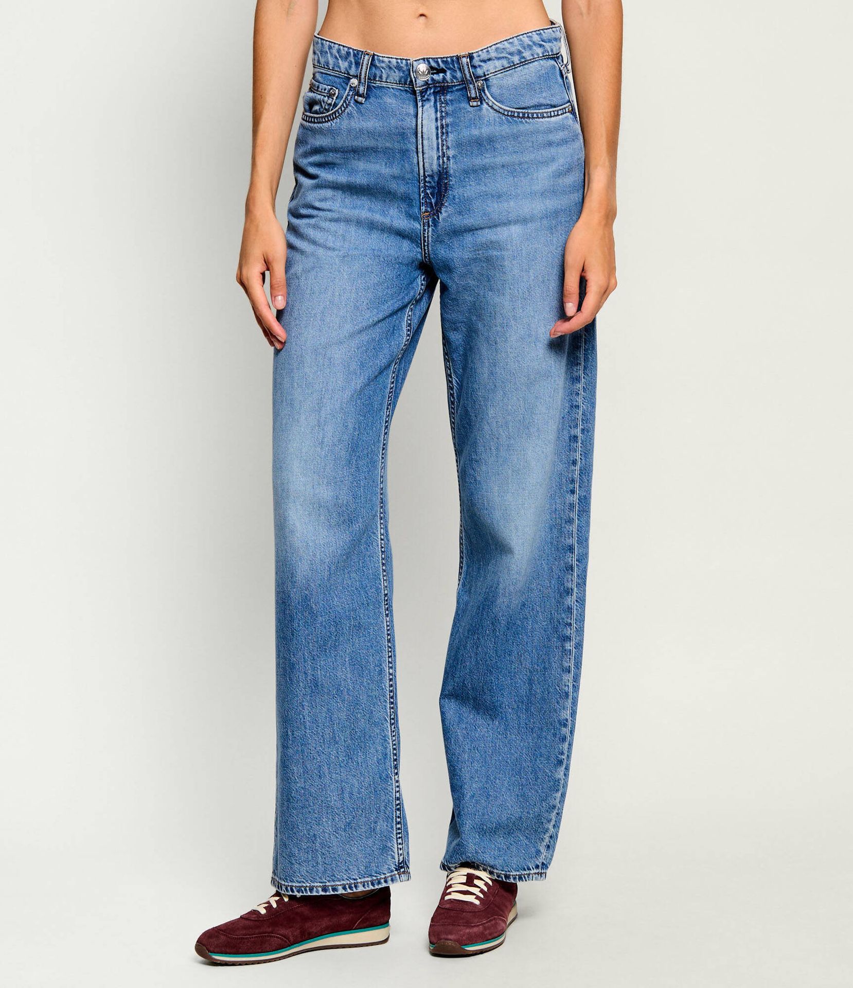 Rag&Bone Jeansy Logan Relaxed fit mid rise