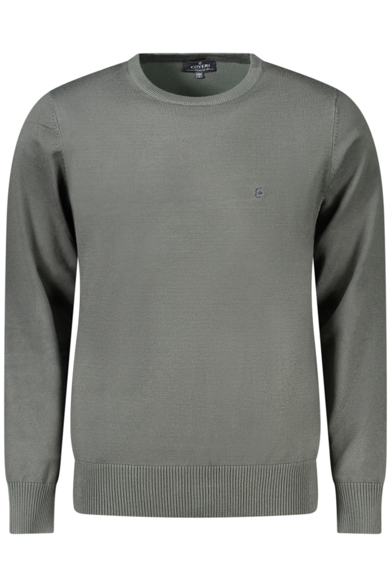 Męski sweter Coveri Moving TR1720 z haftem