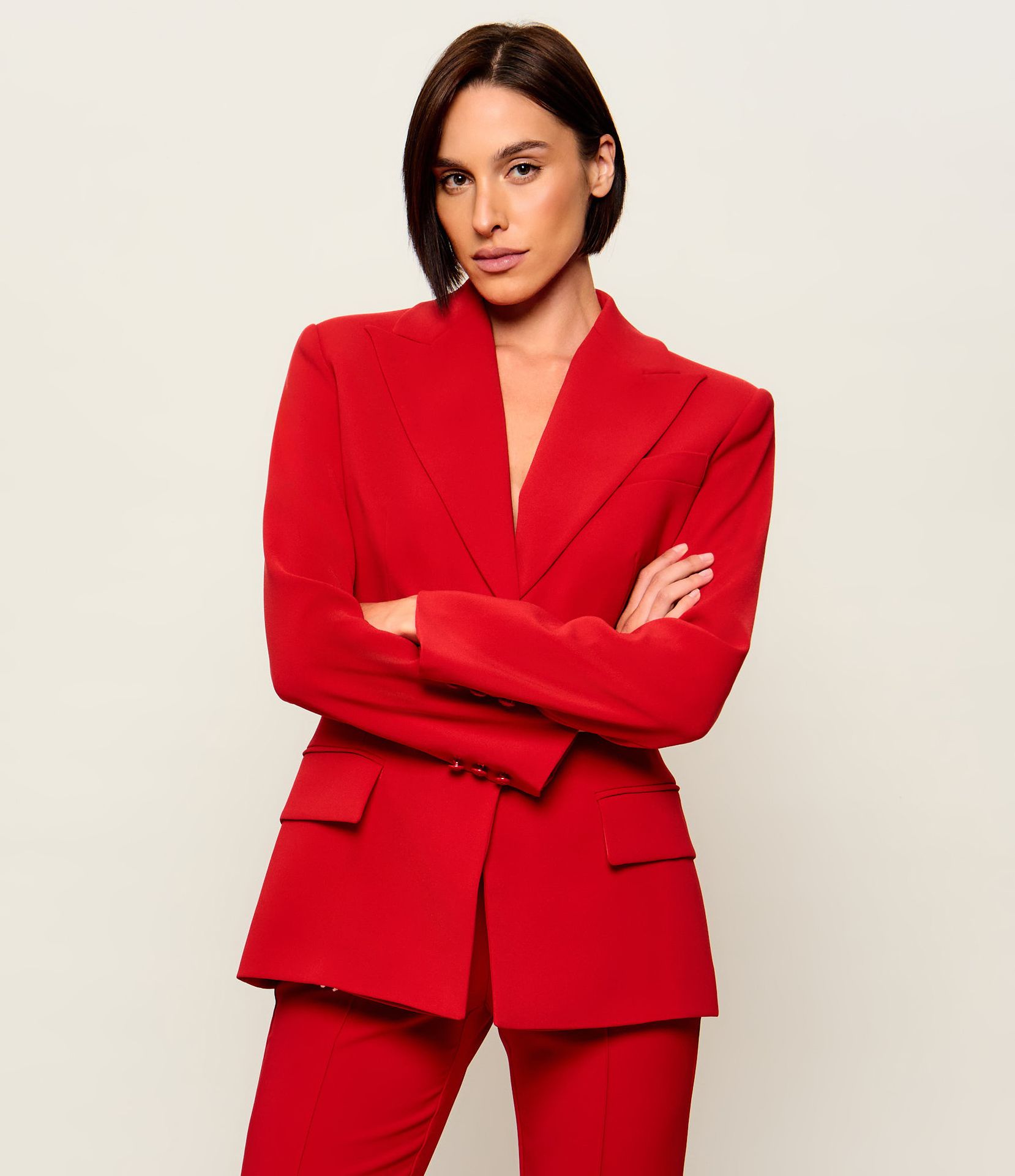 Elisabetta Franchi Żakiet Slim Fit