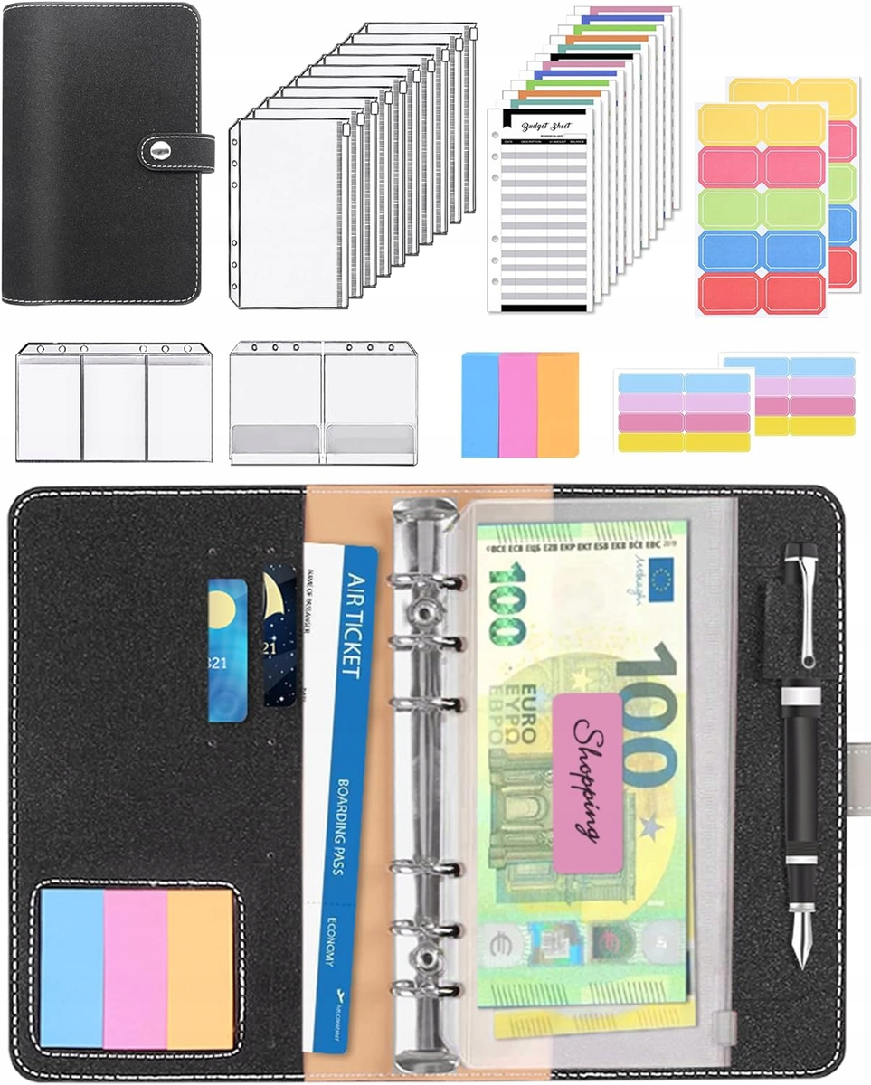 PLANER BUDŻETOWY NOTATNIK PIERŚCIENIOWY NOTES DO FINANSÓW A6 + 12 KOPERT